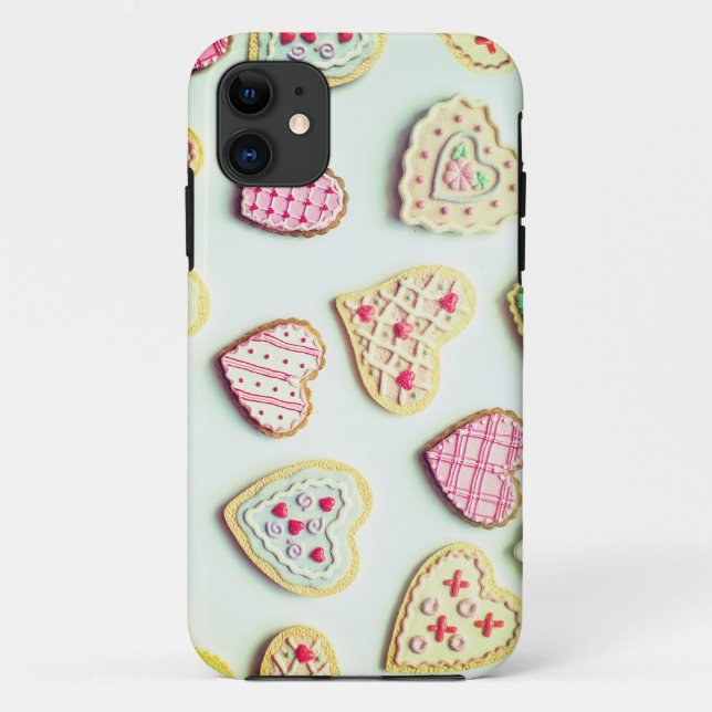 Valentine's Day, Valentine's Day, Cookies Case-Mate iPhone Case (Back)