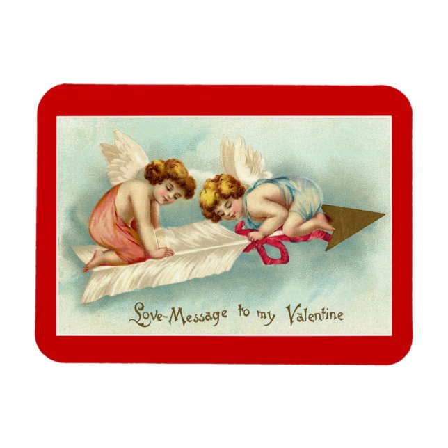 Valentine's Day Vintage Magnet (Horizontal)