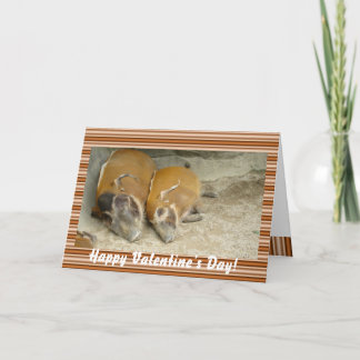Valentine's day_ warthog Card