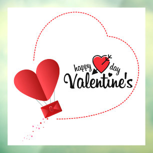 Valentines Day Window Cling