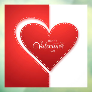 Valentines Day Window Cling