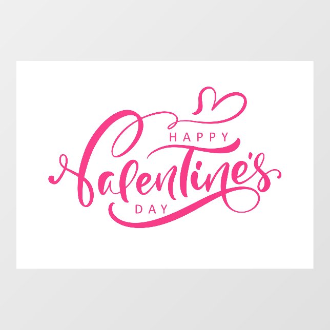 Valentines Day Window Cling (Sheet)