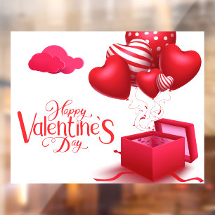 Valentines Day Window Cling