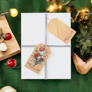 Valentine's Day with Rich Teddy Bear Gift Tags