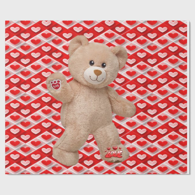 Valentine's Day Wrapping Paper (Flat)