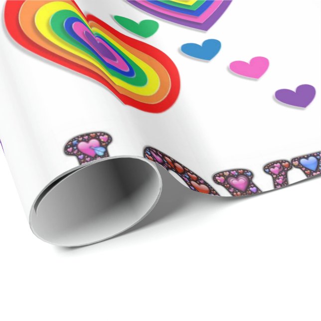 Valentine's Day Wrapping Paper (Roll Corner)