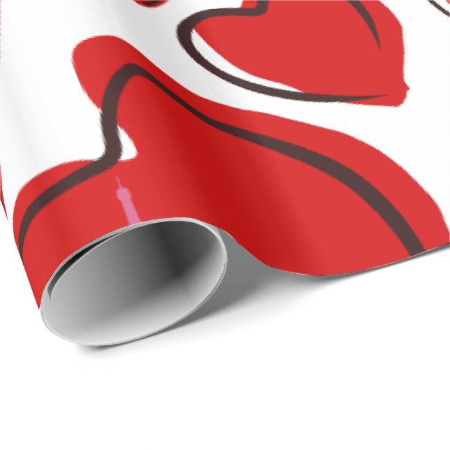 Valentine's Day Wrapping Paper (Roll Corner)