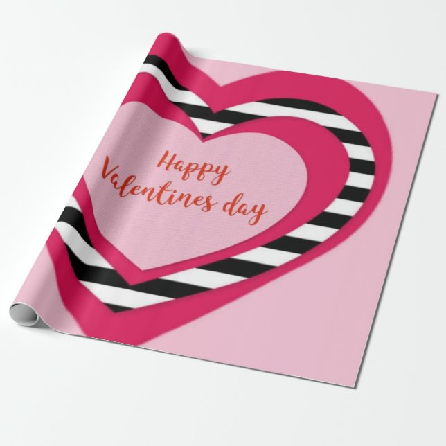 Valentine's Day  Wrapping Paper (Unrolled)