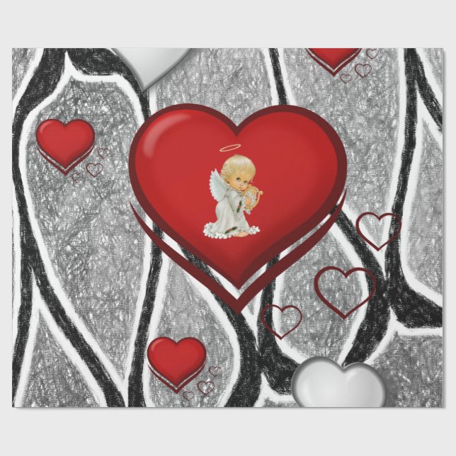 Valentine's Day Wrapping Paper (Flat)