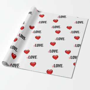 Valentine's day Wrapping Paper Roll