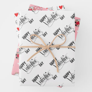 Valentine's Day  Wrapping Paper Sheet