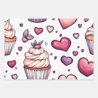 Valentine's Day  Wrapping Paper Sheet