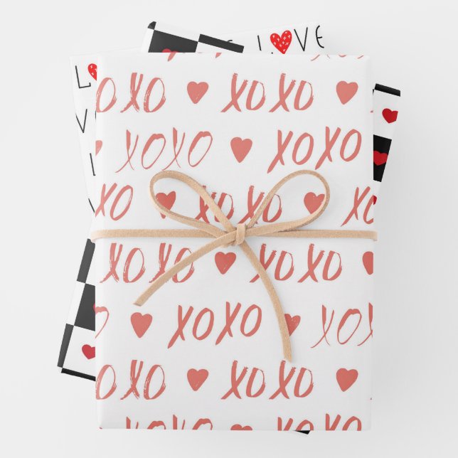 Valentine's Day  Wrapping Paper Sheet (In situ)