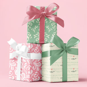 Valentine's Day Wrapping Paper Sheets