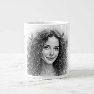 Valentine's Day, You are the Missing piece Large Coffee Mug