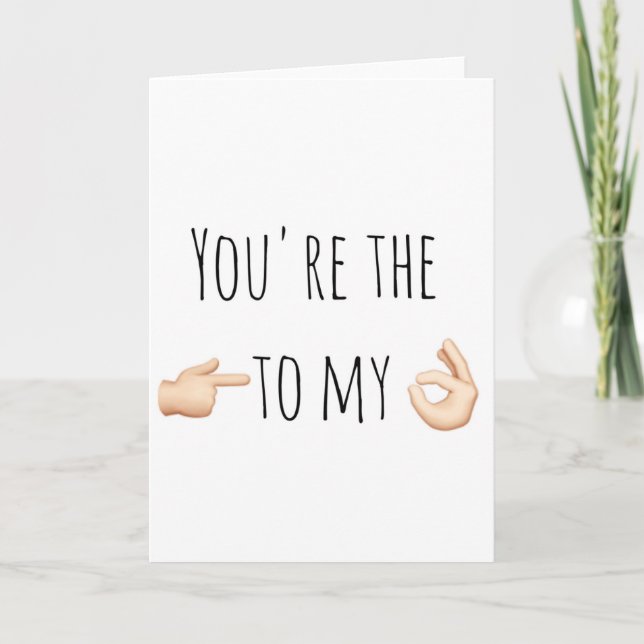 Valentine's Day you're the Holiday Card (Front)