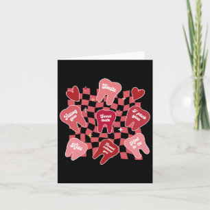 Valentines Dentist Dental Hygienist Tooth Candy Co Card