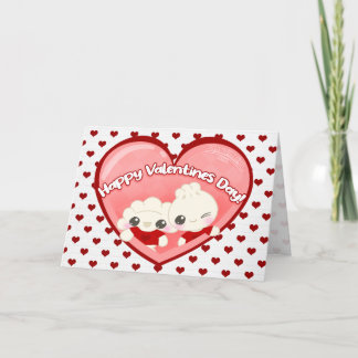 Valentines Dumplings Holiday Card