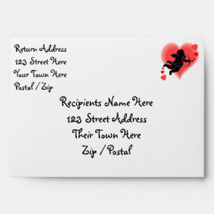 Valentine's Envelopes Personalised Cupid Envelopes