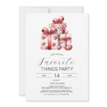 Valentine's Favourite Things Invitation, Galentine