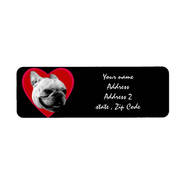 Valentine's French Bulldog (Front)