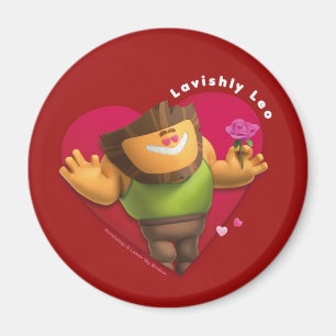 Valentine's Fridge Magnet for Leo