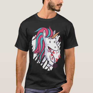 Valentines funny unicorn mugs  T-Shirt