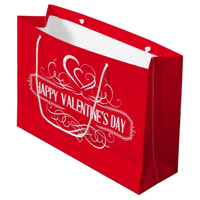 Valentine's Gift Bag (Front Angled)