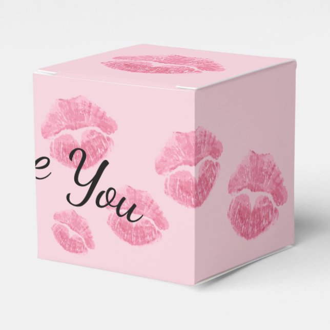 Valentine's Gift Box Personalised Kisses Gift Box (Front Side)