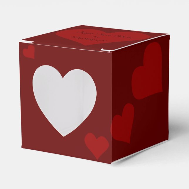 Valentine's Gift Box Personalised Love Boxes (Front Side)