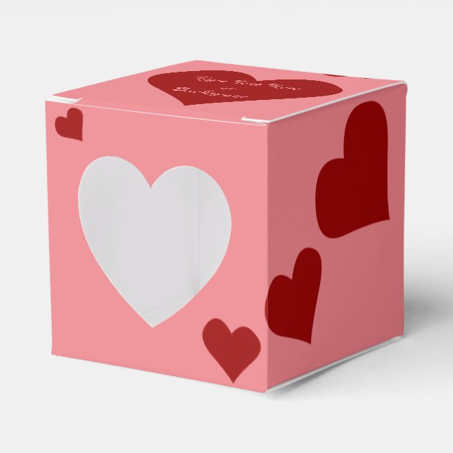 Valentine's Gift Box Personalised Love Boxes (Front Side)
