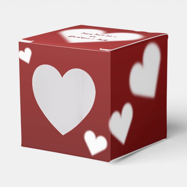 Valentine's Gift Box Personalised Love Gift Box (Front Side)