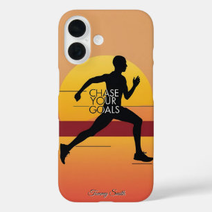 Valentines Gift For Boyfriend - Chase Your Goals iPhone 16 Case