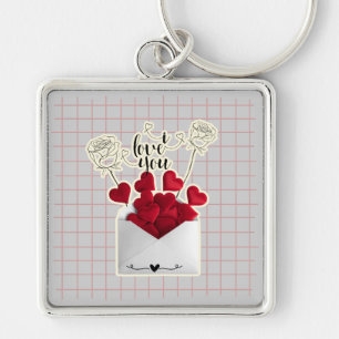 Valentines gift key ring
