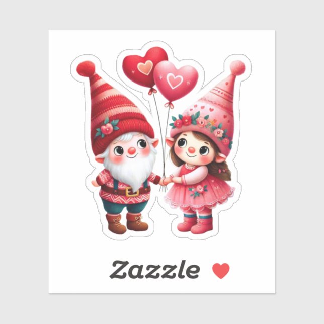 Valentine's Gnomes Couple (Sheet)