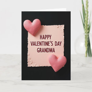 Valentines Grandma Heartfelt Card