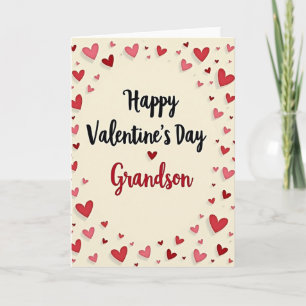 Valentines Grandson Love Card