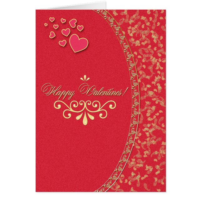 VALENTINES ~ Greeting Card (Front)