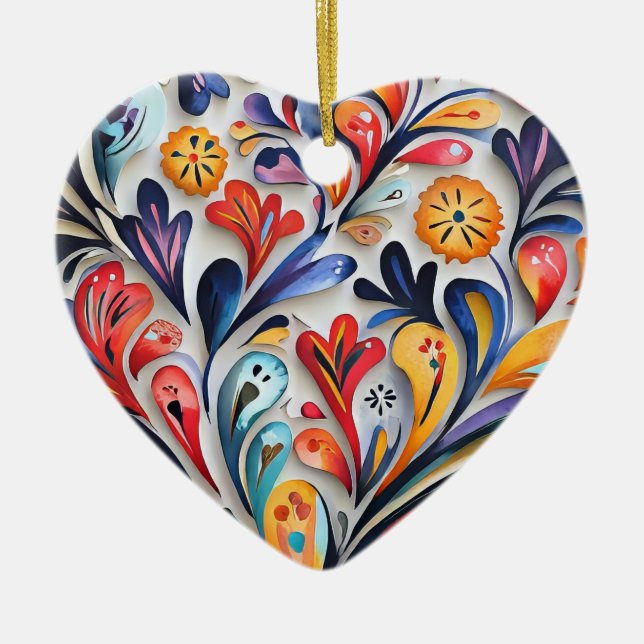 Valentine's Heart Ornament (Front)