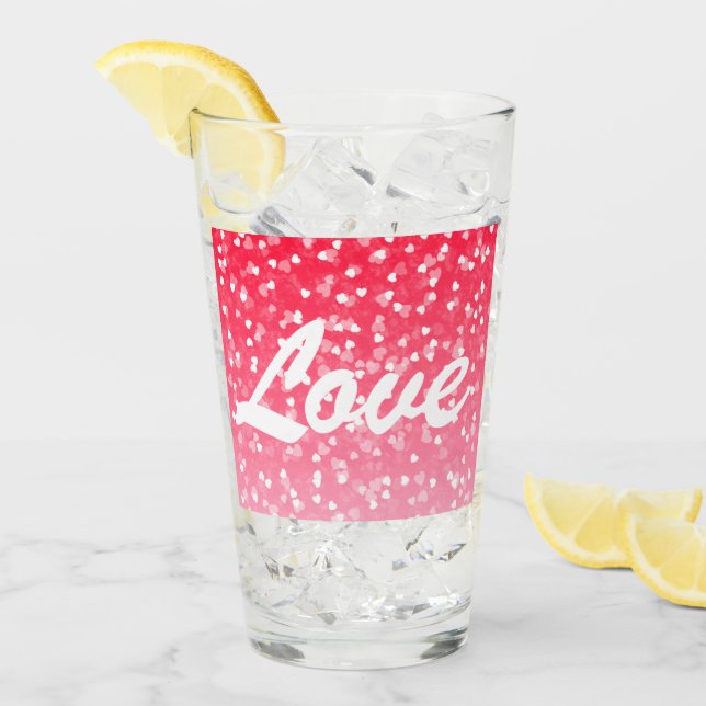 Valentine's Hearts and Love Glass (Front Ice)