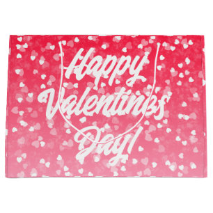 Valentine's Hearts and Love Large Gift Bag