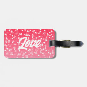 Valentine's Hearts and Love Luggage Tag