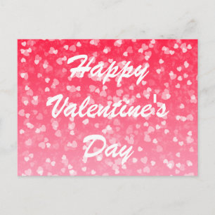 Valentine's Hearts and Love Postcard