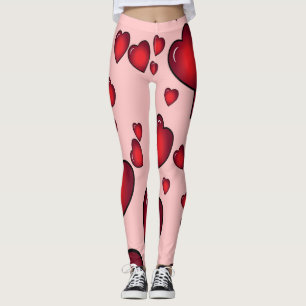 Valentines Hearts Leggings
