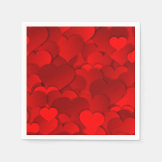 Valentines Hearts Napkin