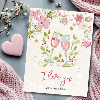 Valentine's I love you Postcard