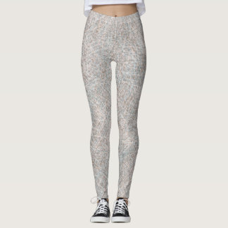 Valentine's in powder tan leggings