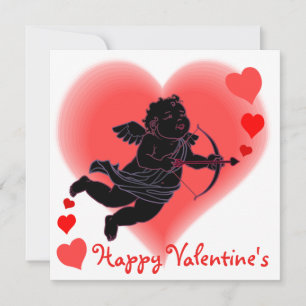 Valentine's Invitations Personalised Cupid Cards