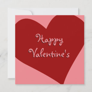 Valentine's Invitations Personalised Love Cards