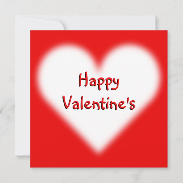 Valentine's Invitations Personalised Love Cards (Front)